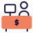 external cashier-department-with-computer-on-a-desk-mall-solid-tal-revivo icon