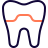 external dental-crown-with-capping-of-a-tooth-or-isolated-on-a-white-background-dentistry-solid-tal-revivo icon