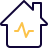external fluctuating-line-chart-of-a-real-estate-business-house-solid-tal-revivo icon