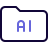 external folder-of-programming-of-artificial-intelligence-isolated-on-a-white-background-artificial-solid-tal-revivo icon
