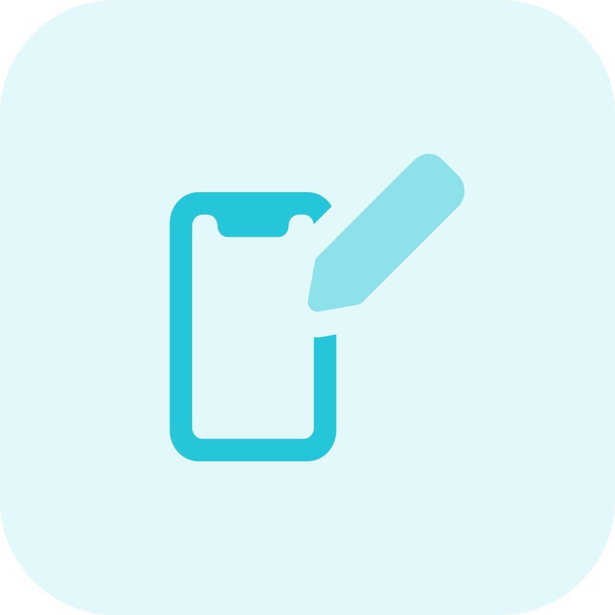 phone stylus icon