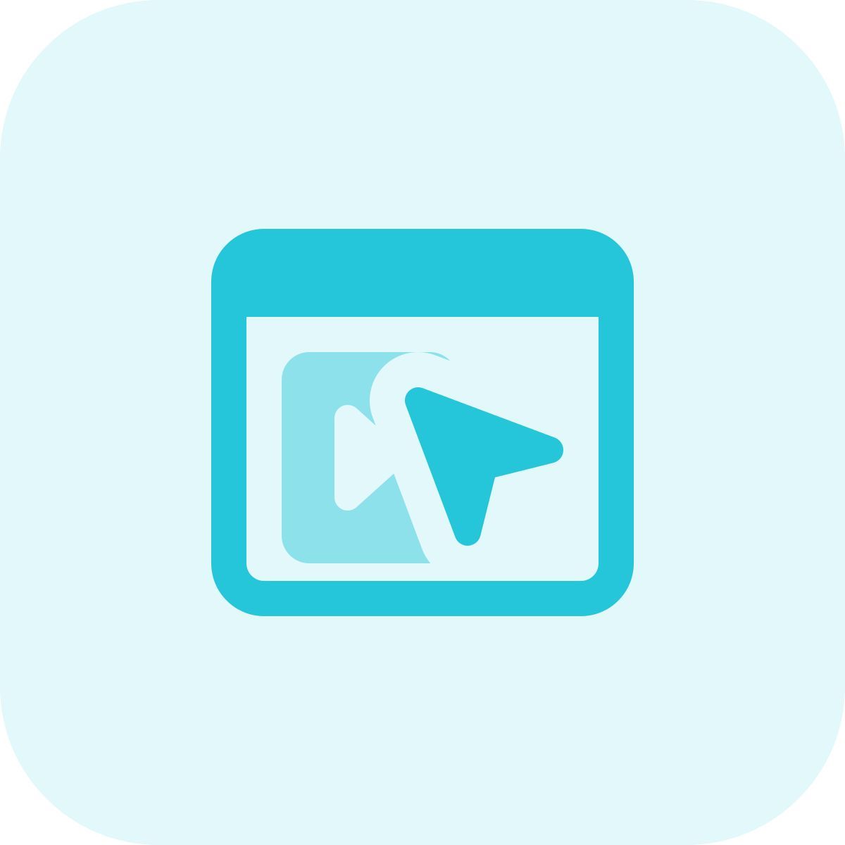 click video icon