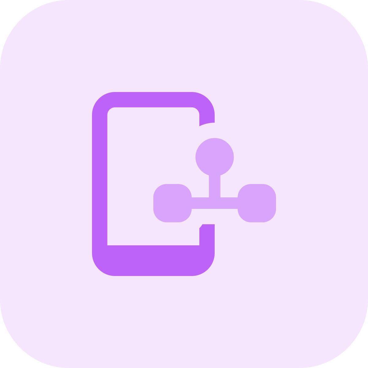 diagrama de flujo del algoritmo externo diagrama de desarrollo de un teléfono móvil tritone tal revivo icon