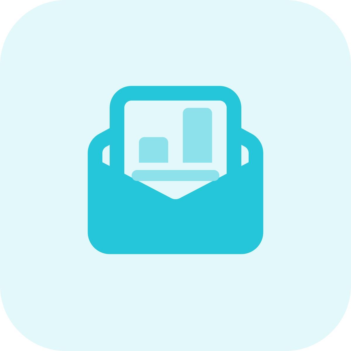 rapport par courrier icon