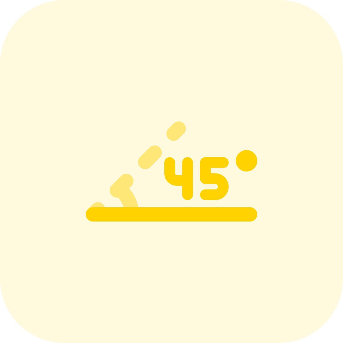 ângulo de 45 graus icon