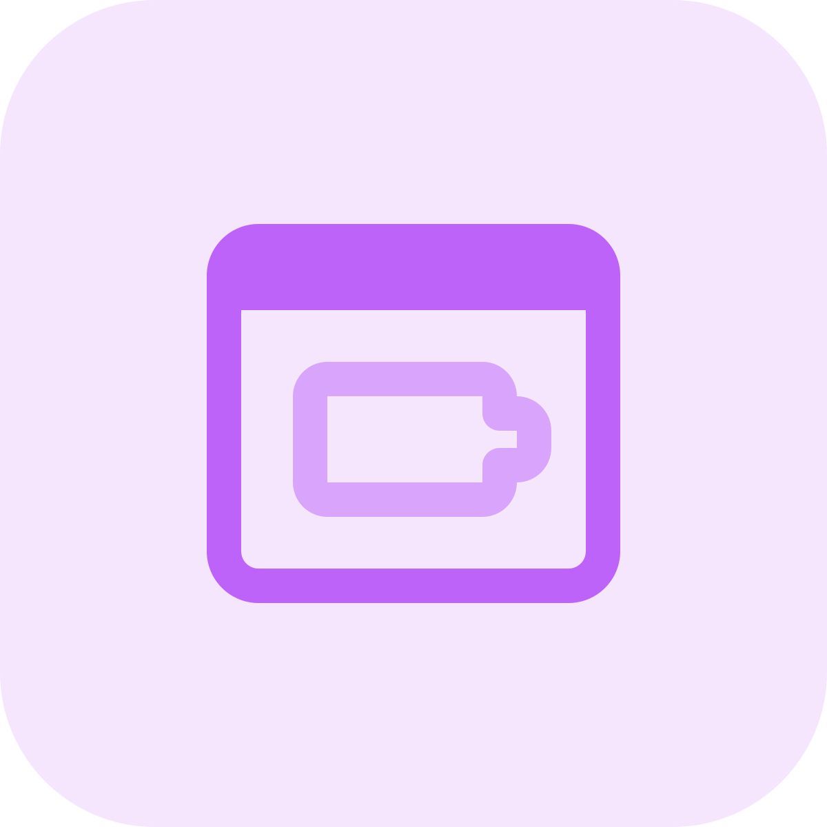 battery power icon