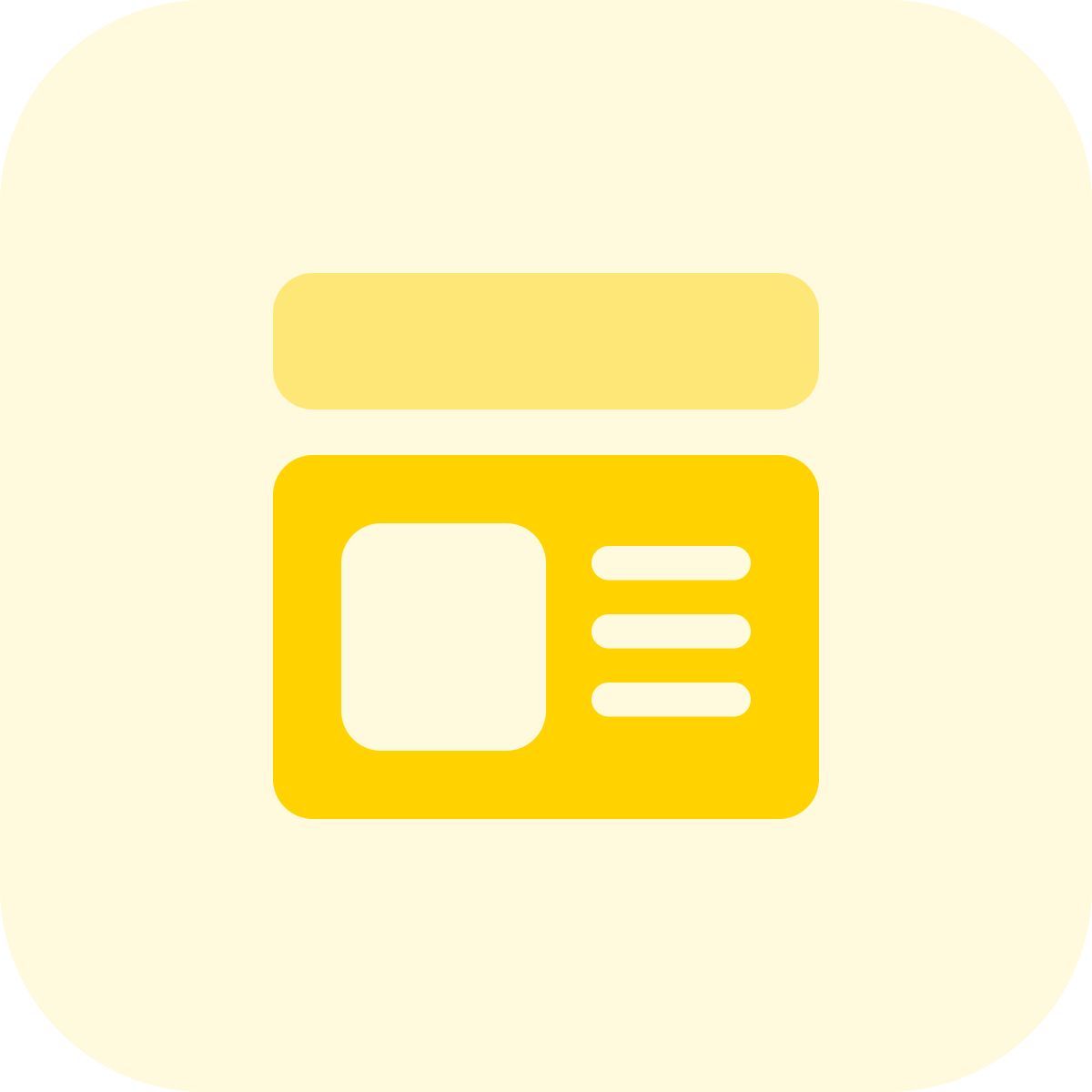 modèle d'article icon