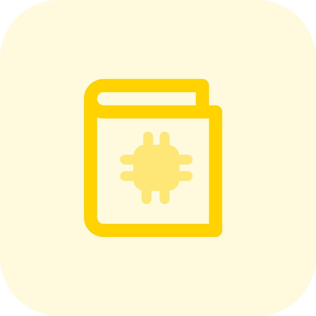 microprocessor book icon