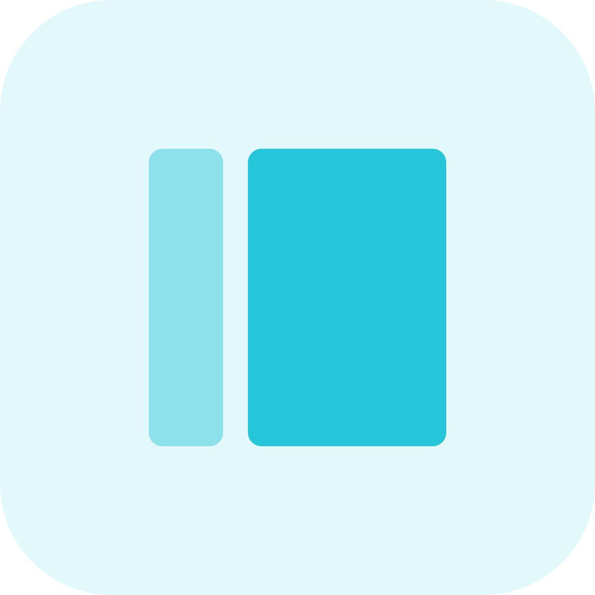 content with sidebar icon