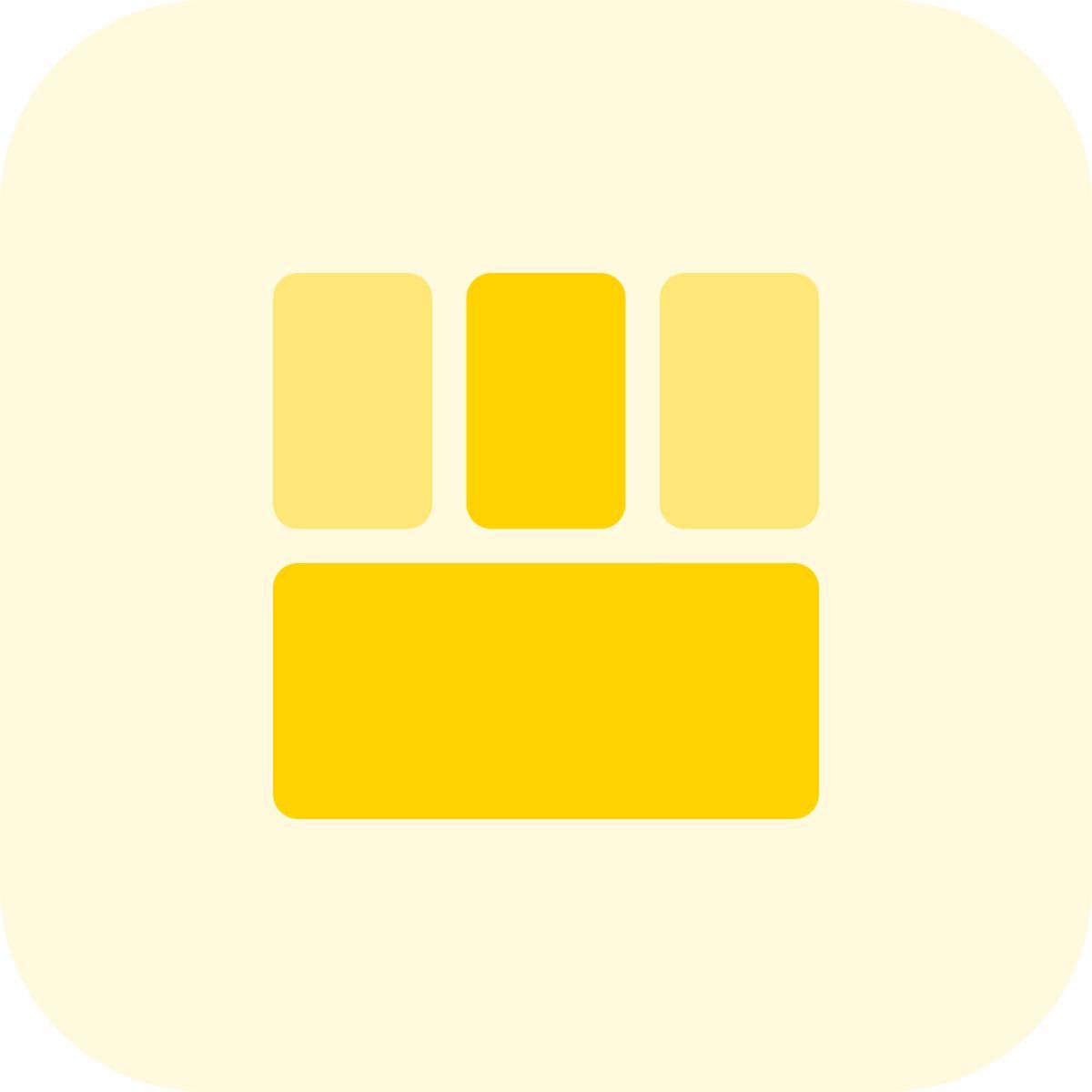grade de conteúdo inferior icon
