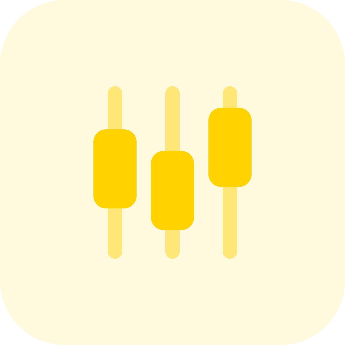 gráfico de velas icon