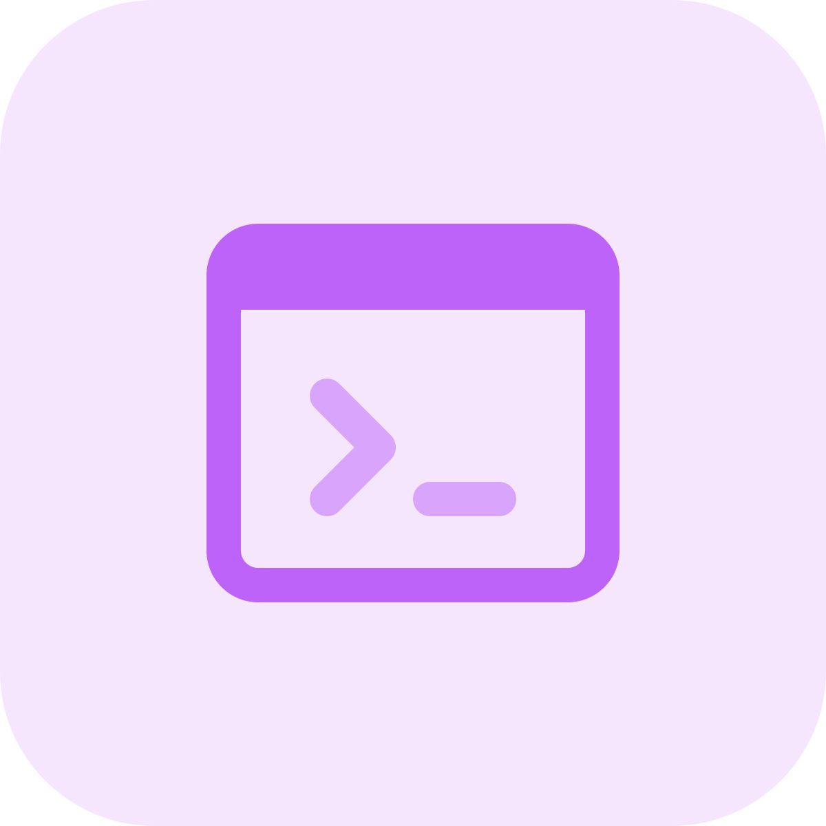 línea de comandos icon