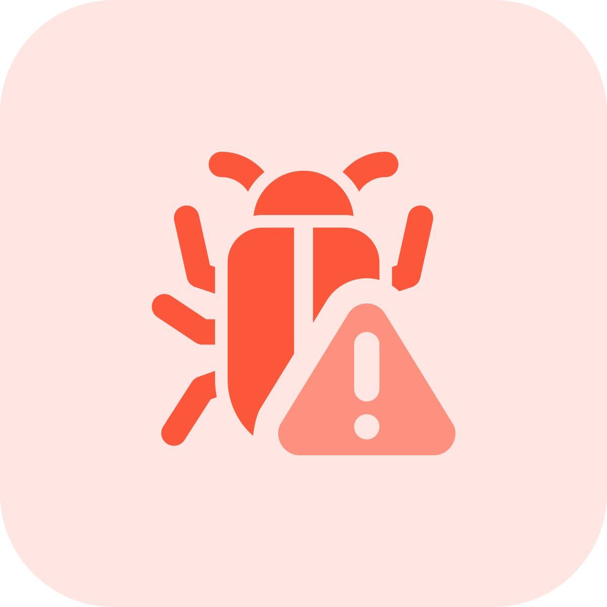 bug warning icon