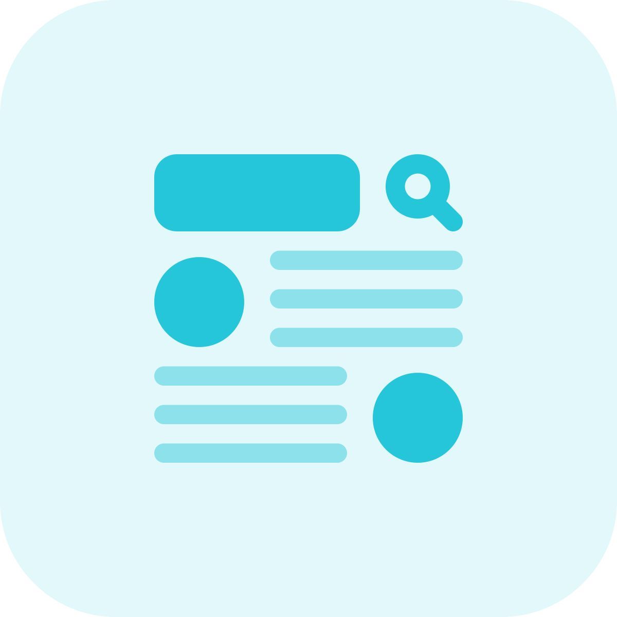 trouver dans l'article icon