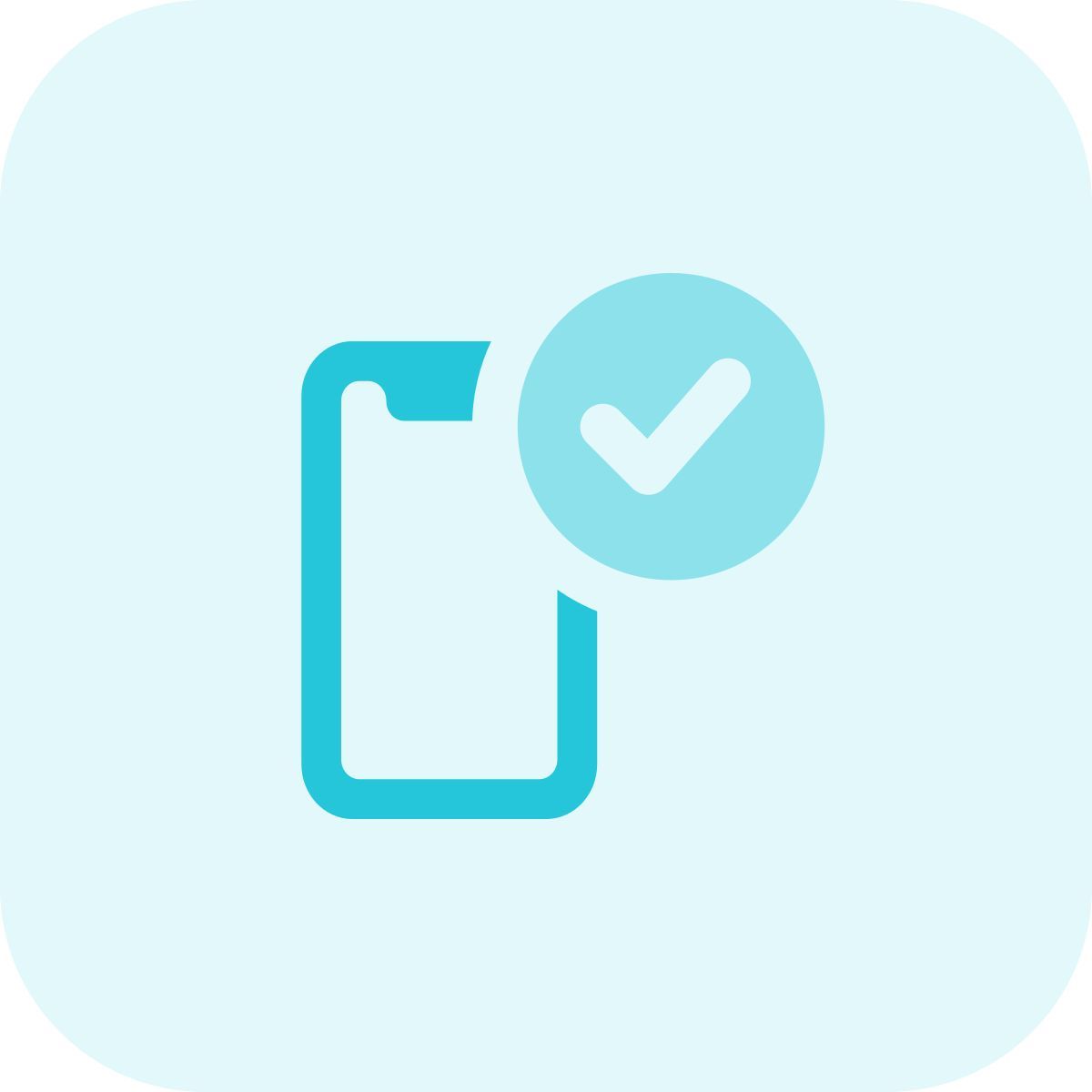 teléfono verificado icon