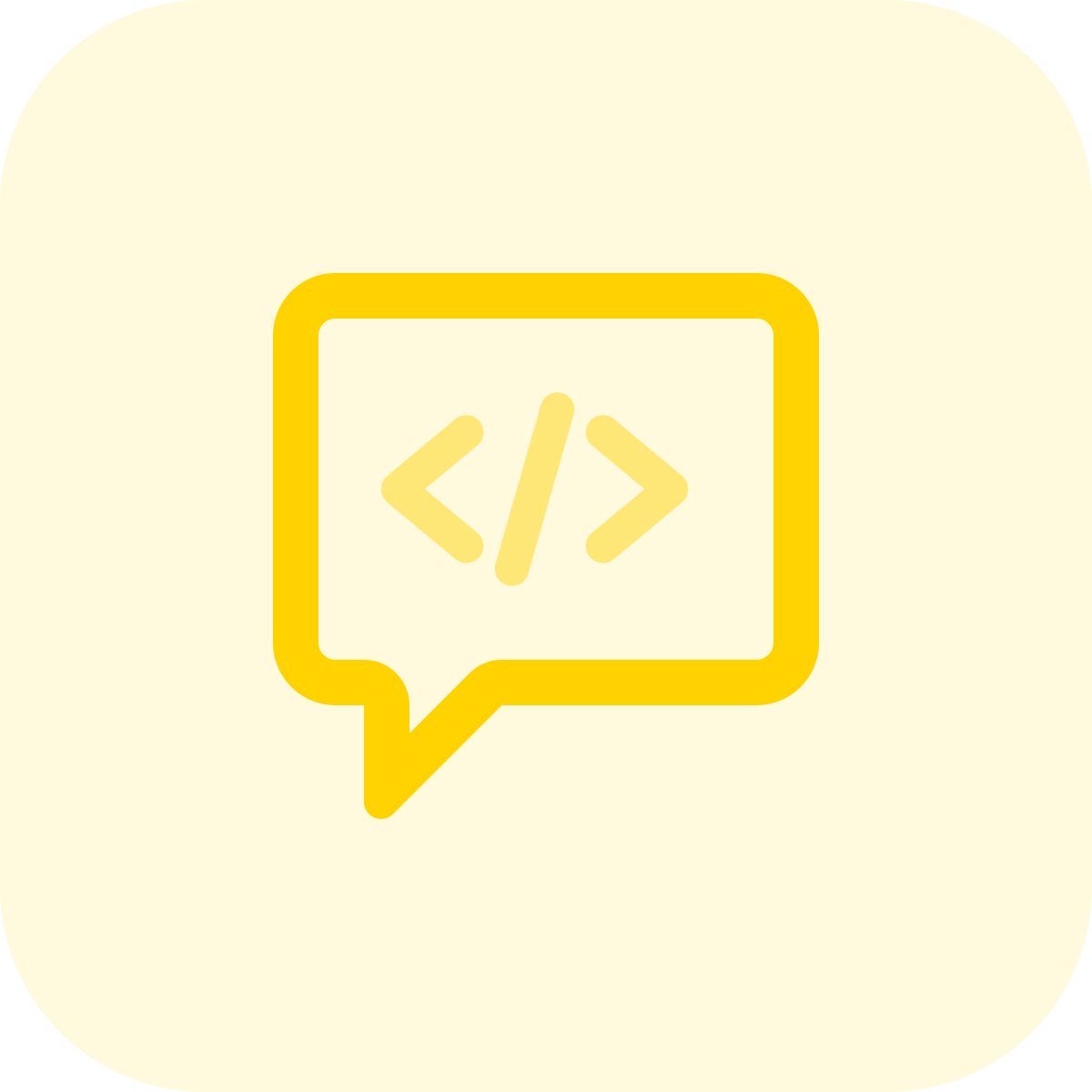 code discussion icon