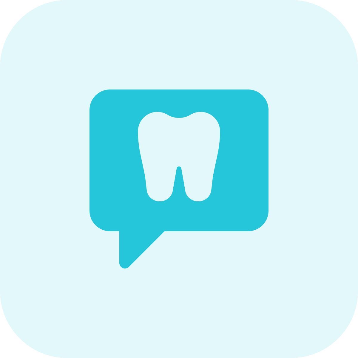 dental clinic message icon