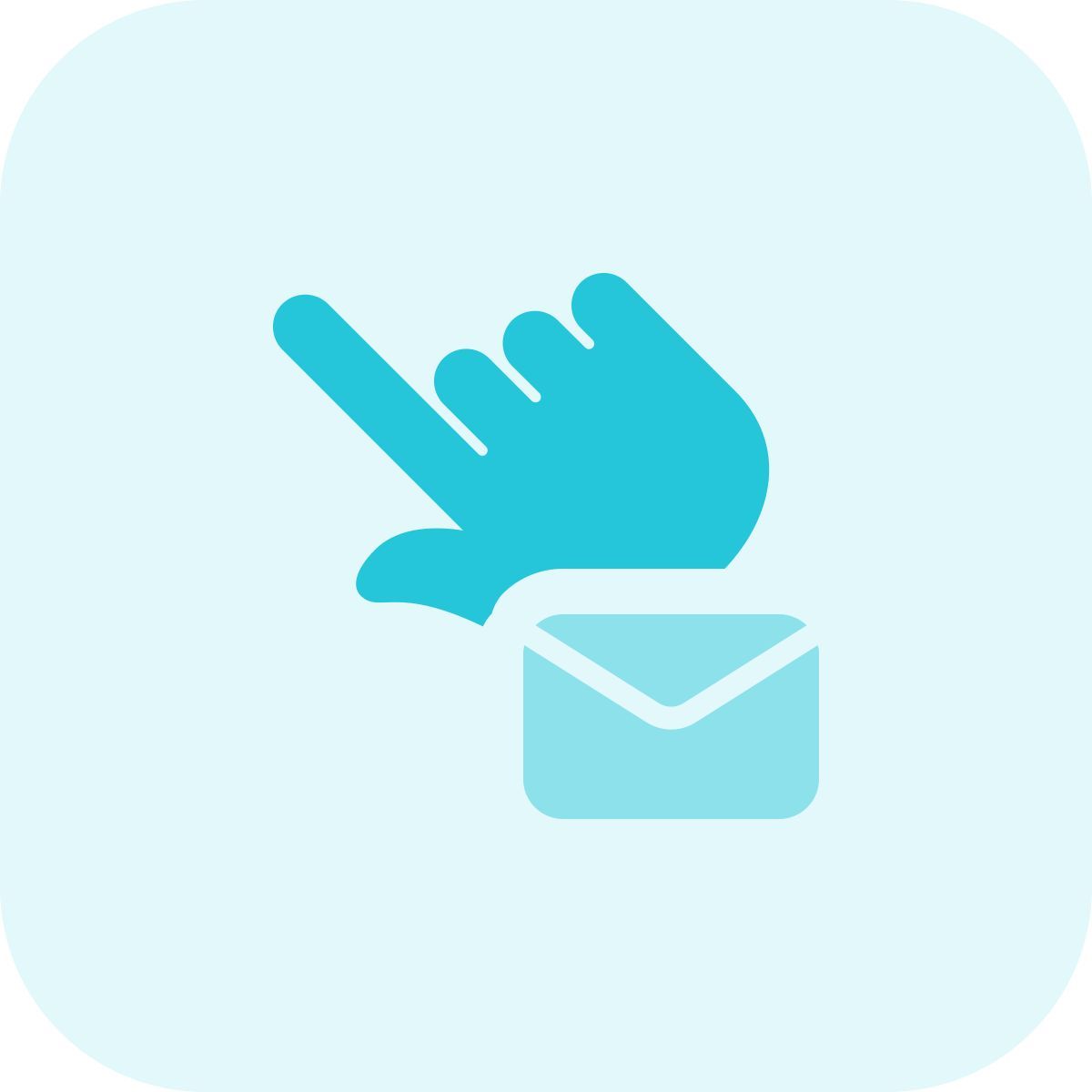 tap email icon