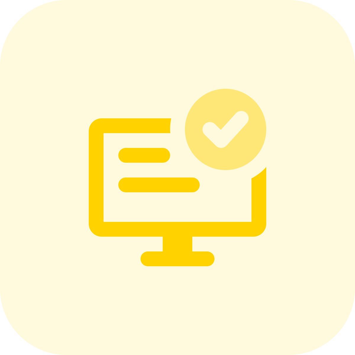 computer checklist icon