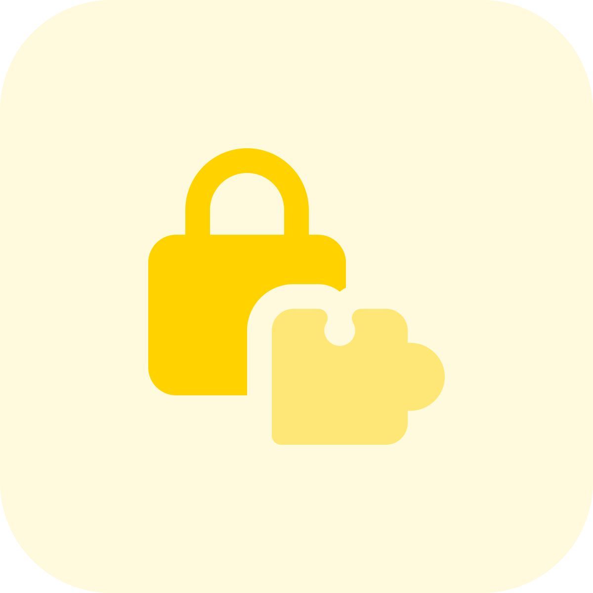 lock extension icon