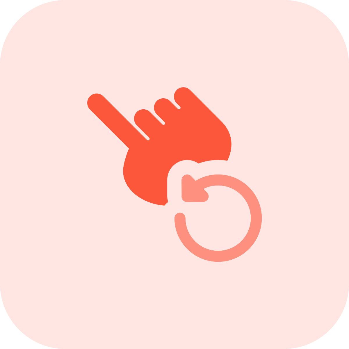 zum aktualisieren tippen icon