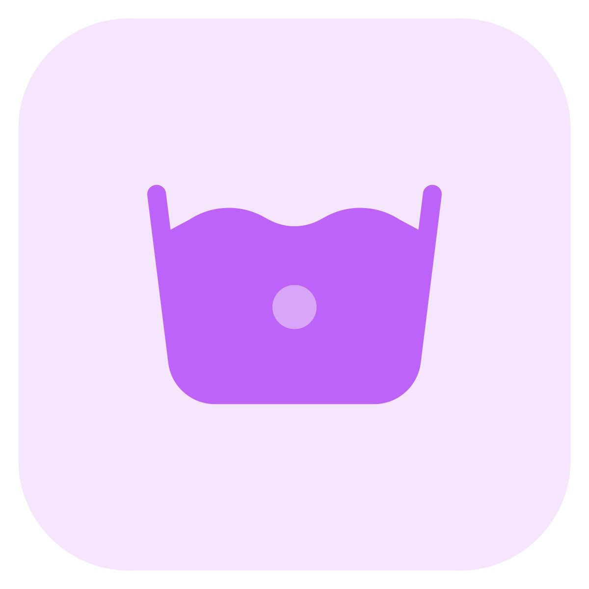 wash at 30 c or below icon