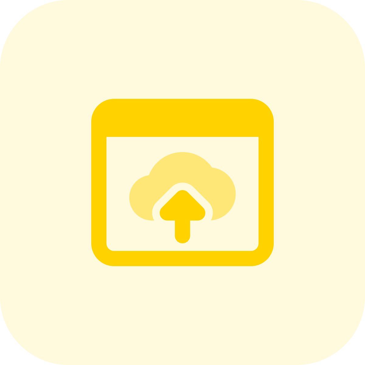 Cloud-Daten-Upload icon