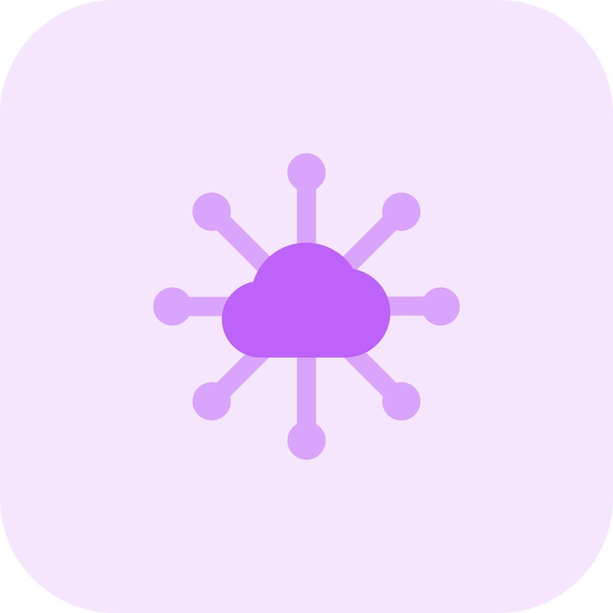 Réseau Cloud icon