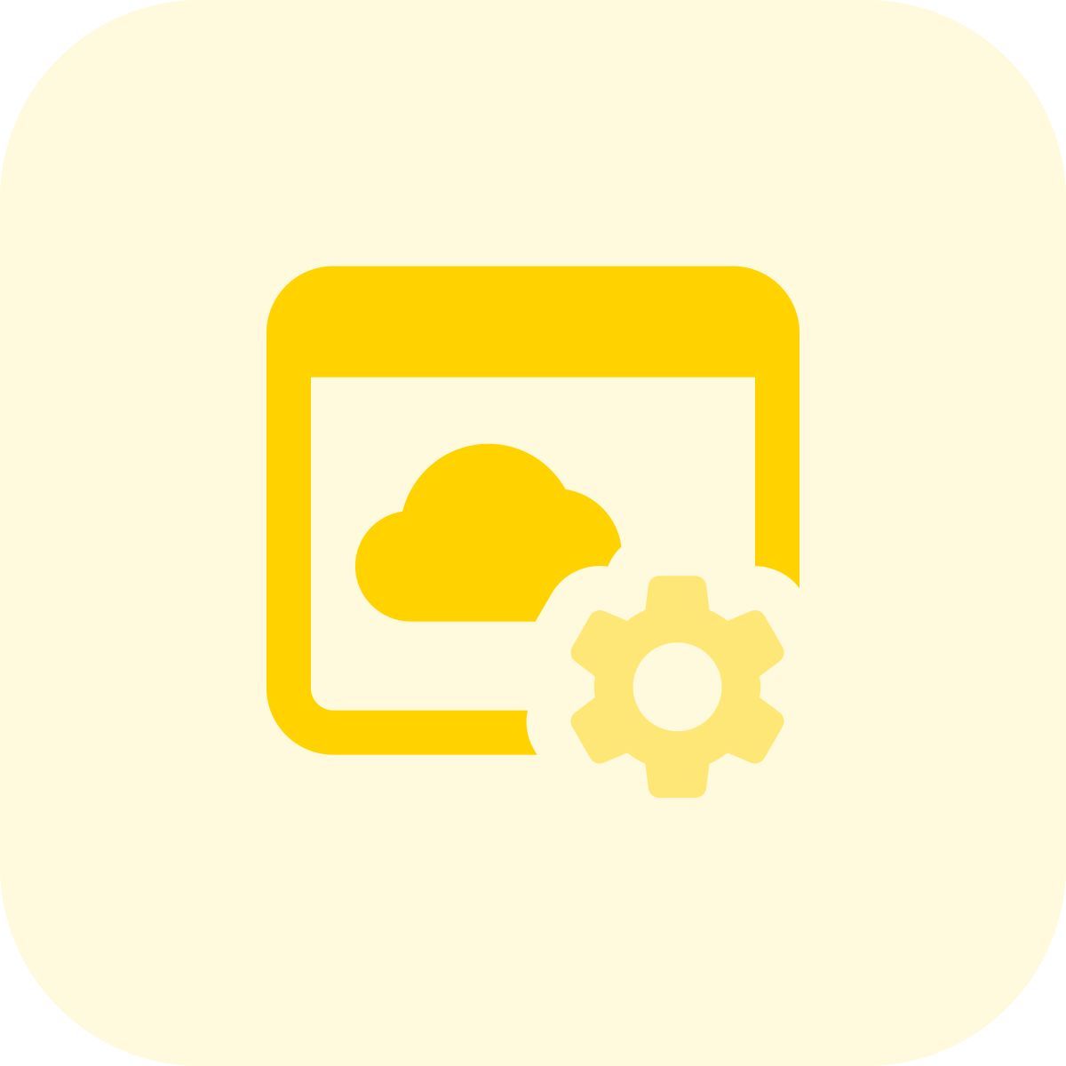 cloud server settings icon