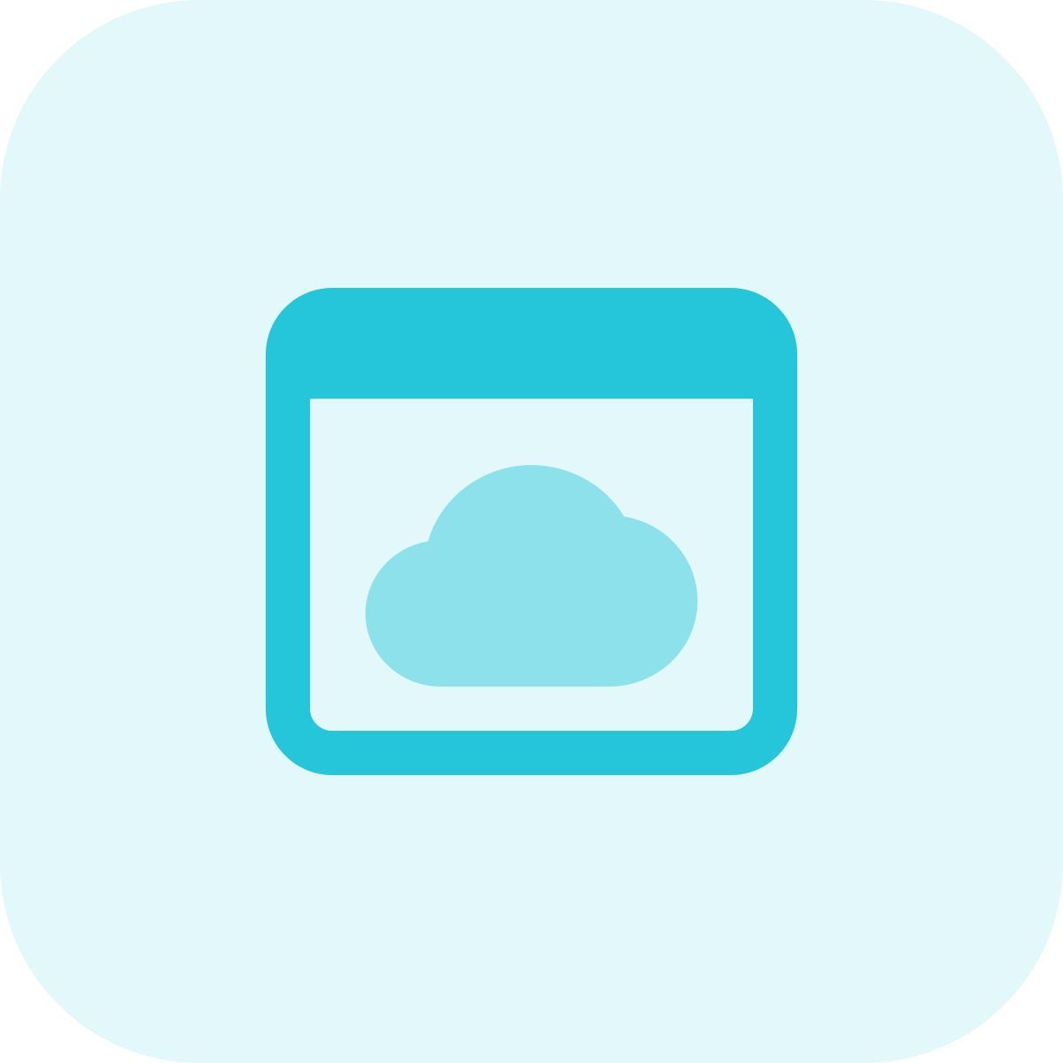 web cloud icon