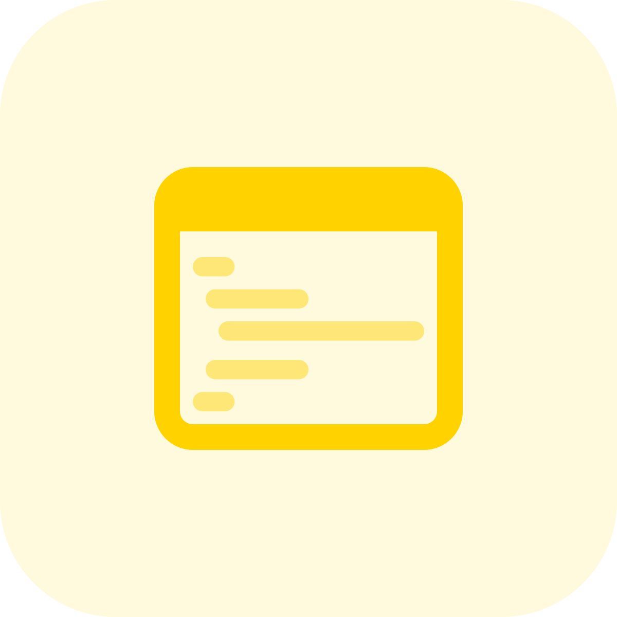 code lines icon