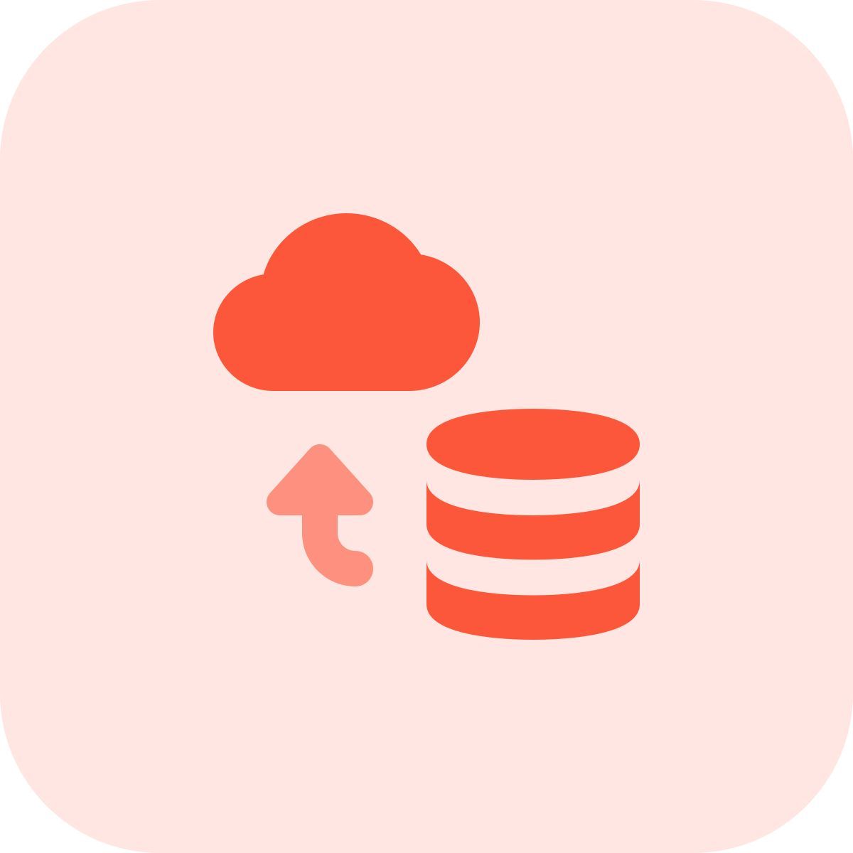 cloud data transfer icon