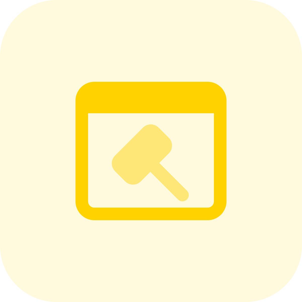 web maintenance icon