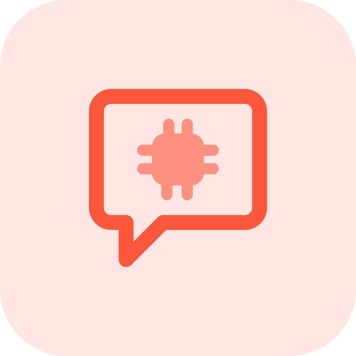 microprocessor discussion icon