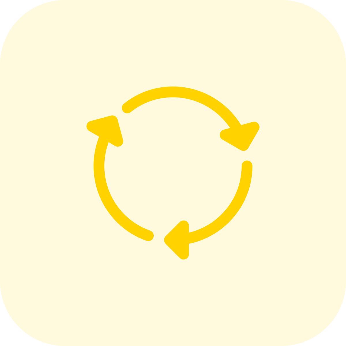 synchronisation des données icon