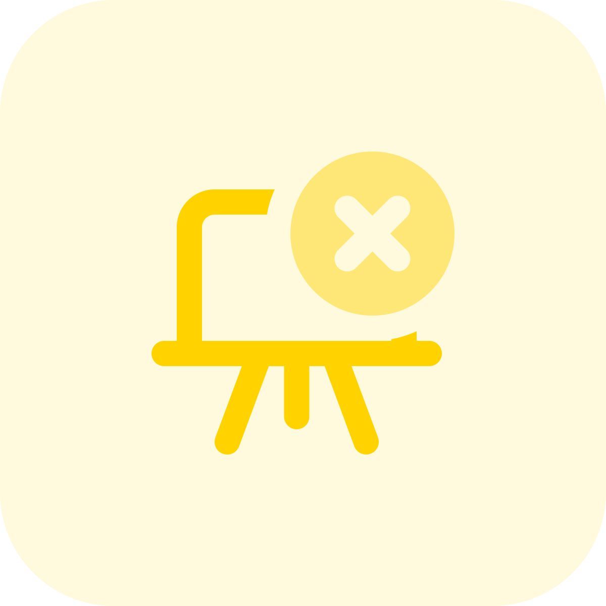 tableau interactif supprimer icon
