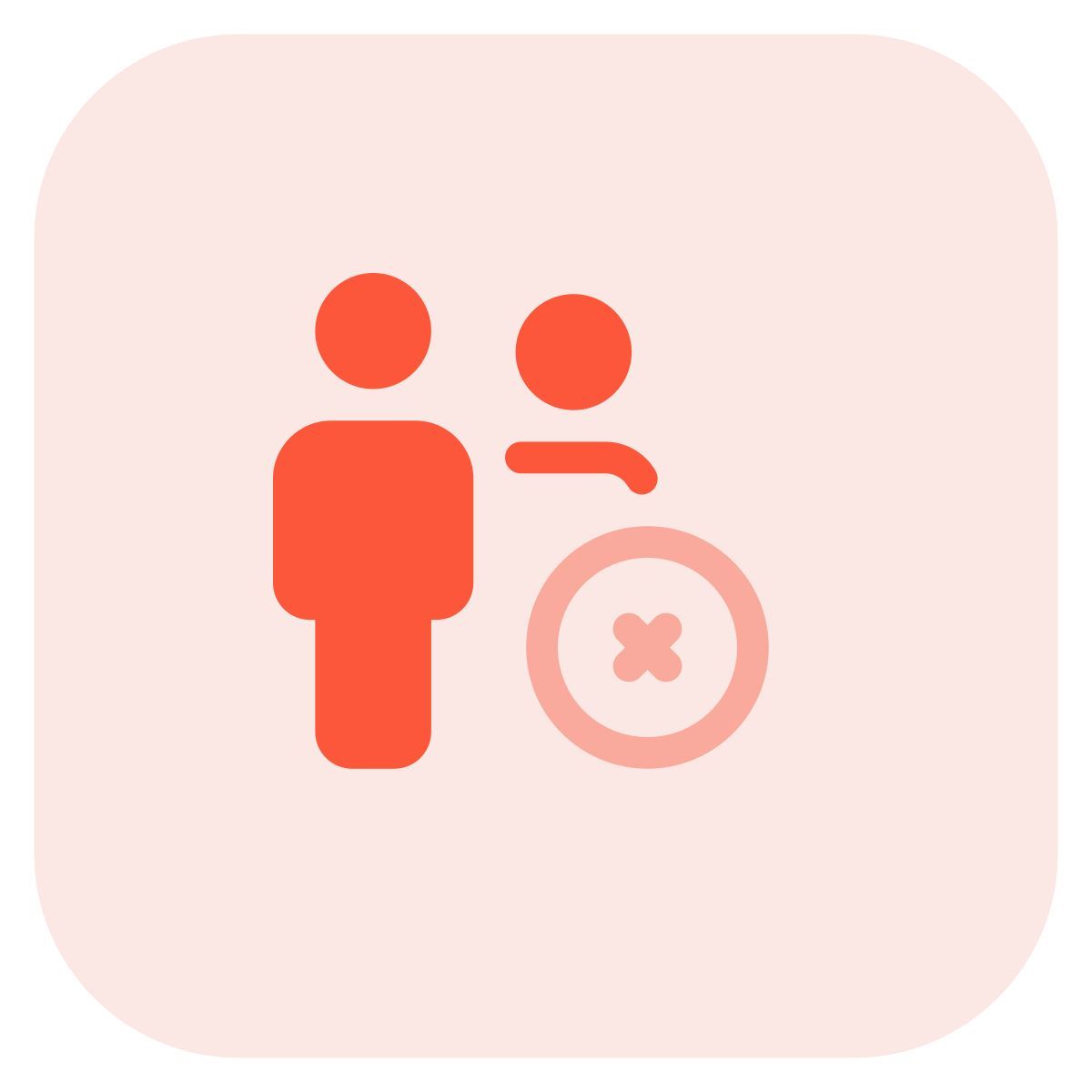 benutzer löschen icon