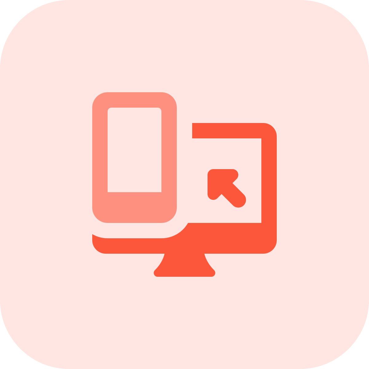 computer to phone icon