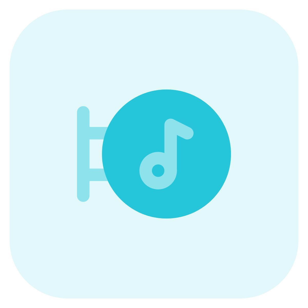 야외 음악 표지판 icon