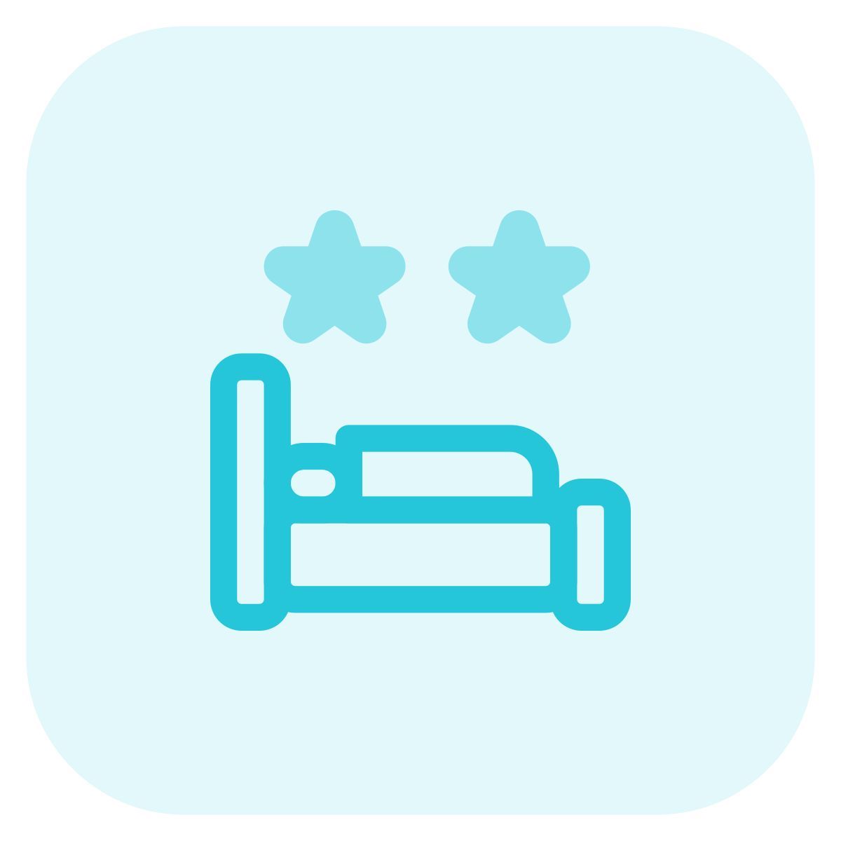 hotel a due stelle icon