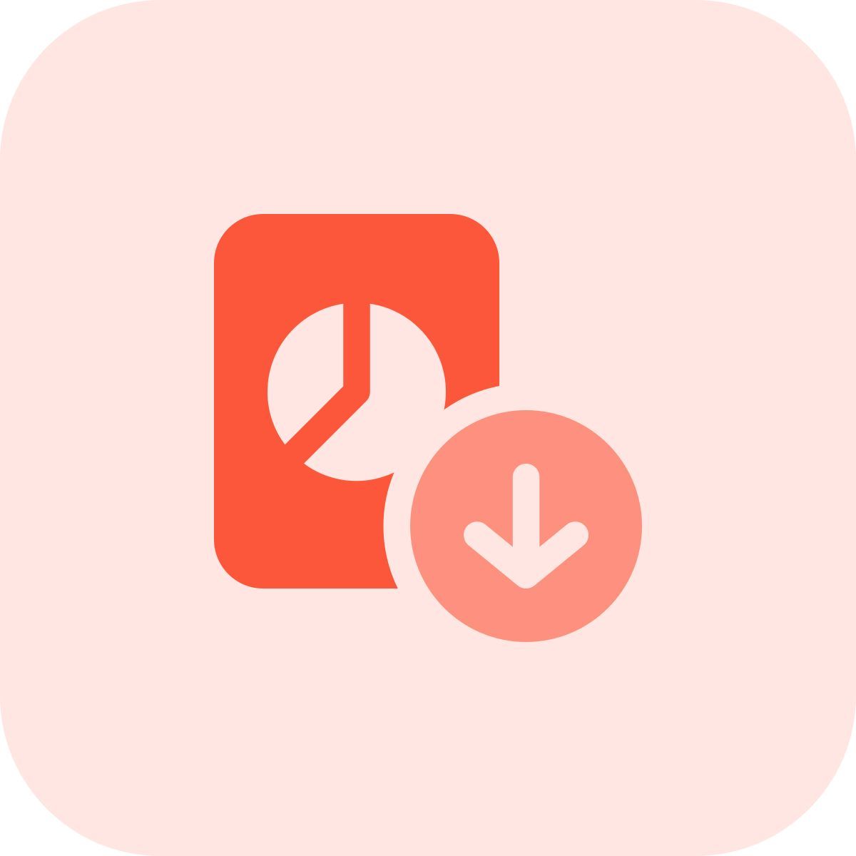 descargar gráfico circular icon