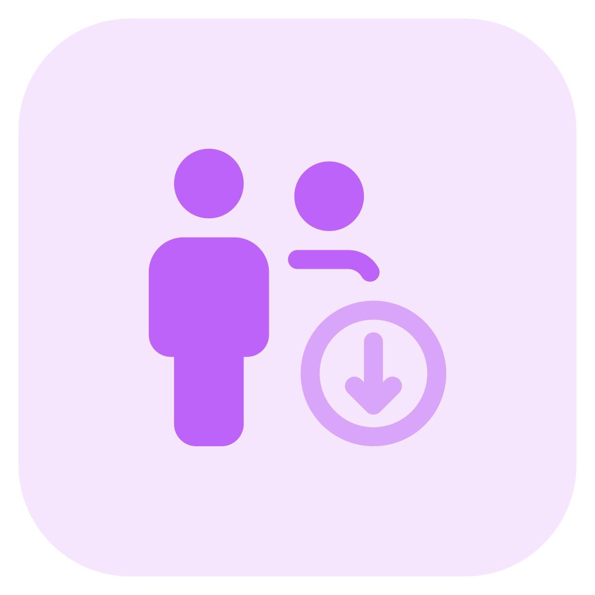 download users data icon
