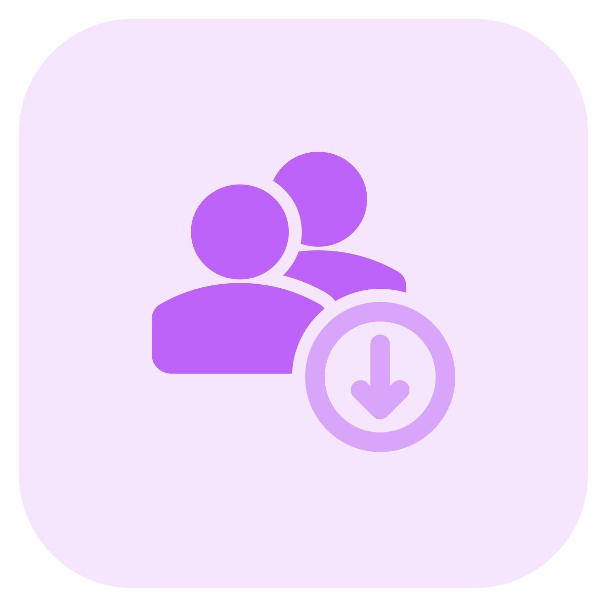 download group data icon