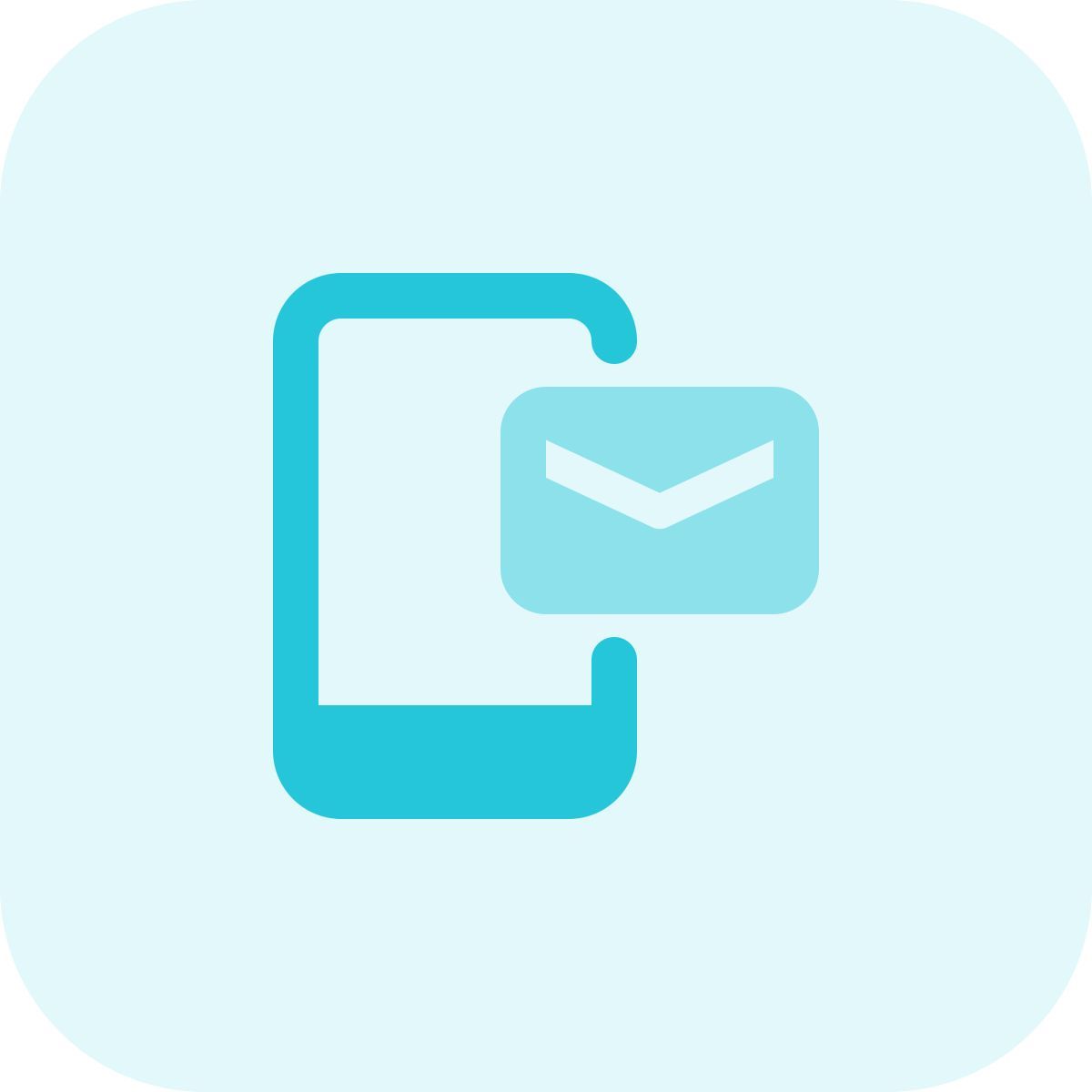 手机上的电子邮件 icon