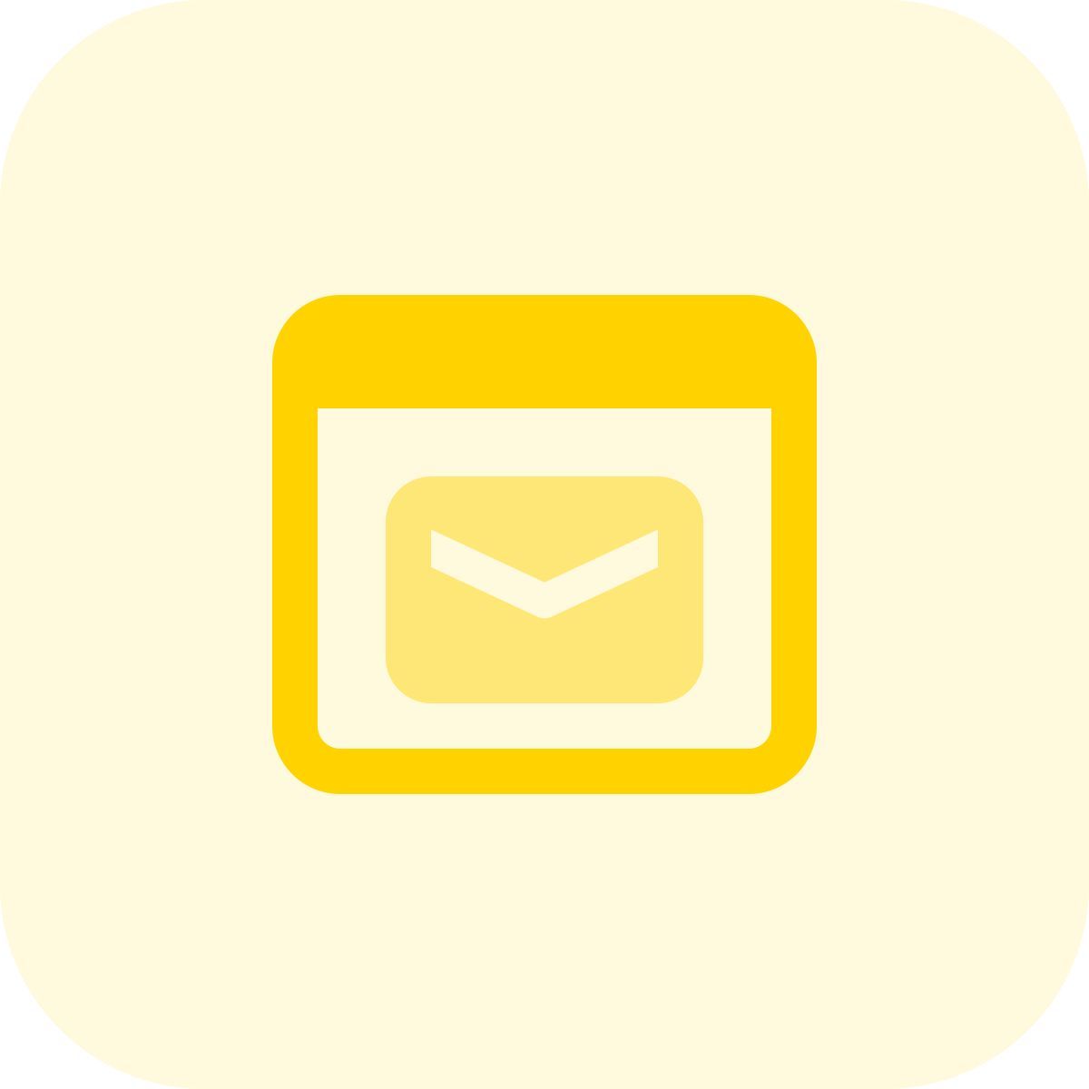 电子邮件、网络浏览器 icon