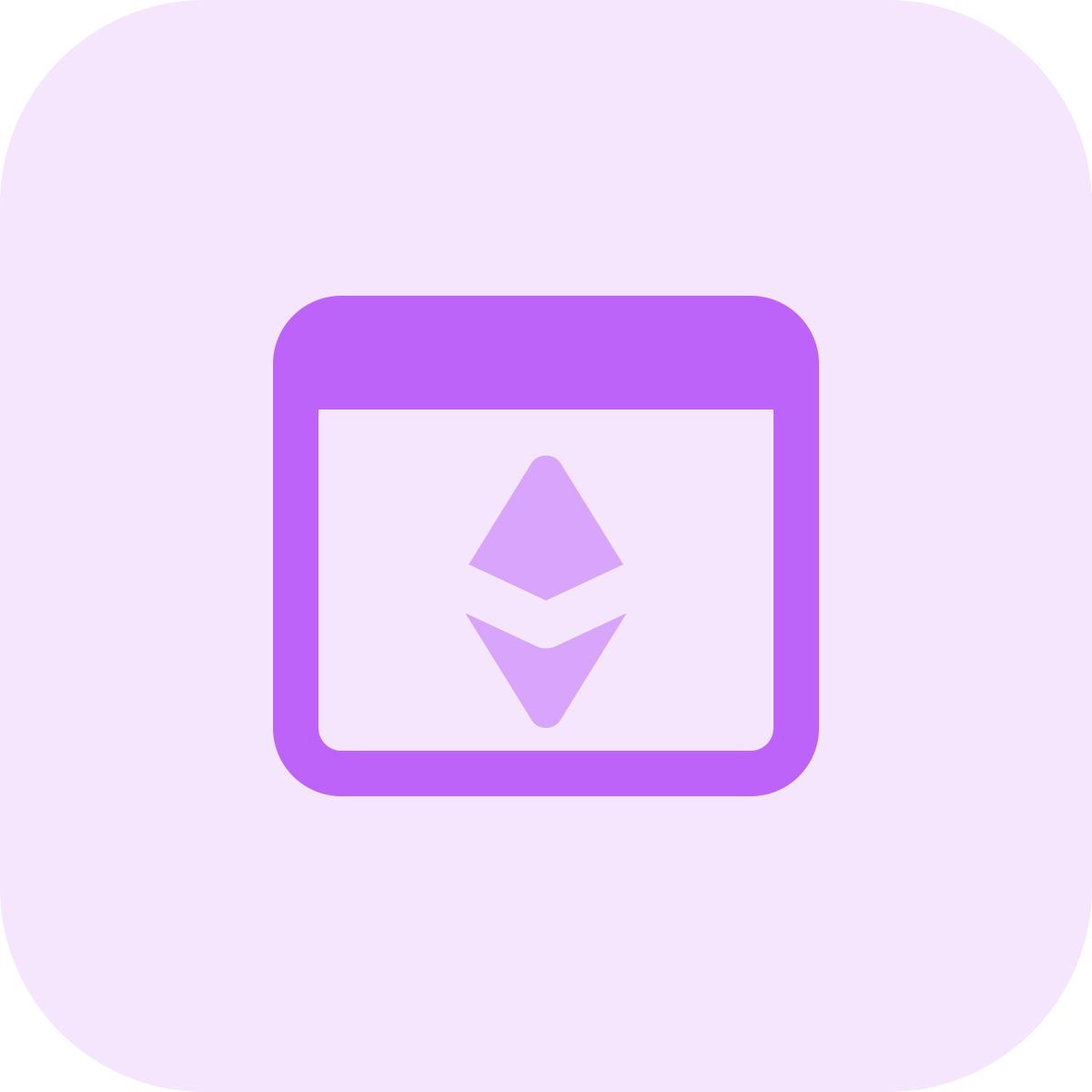 Pagina Ethereum icon