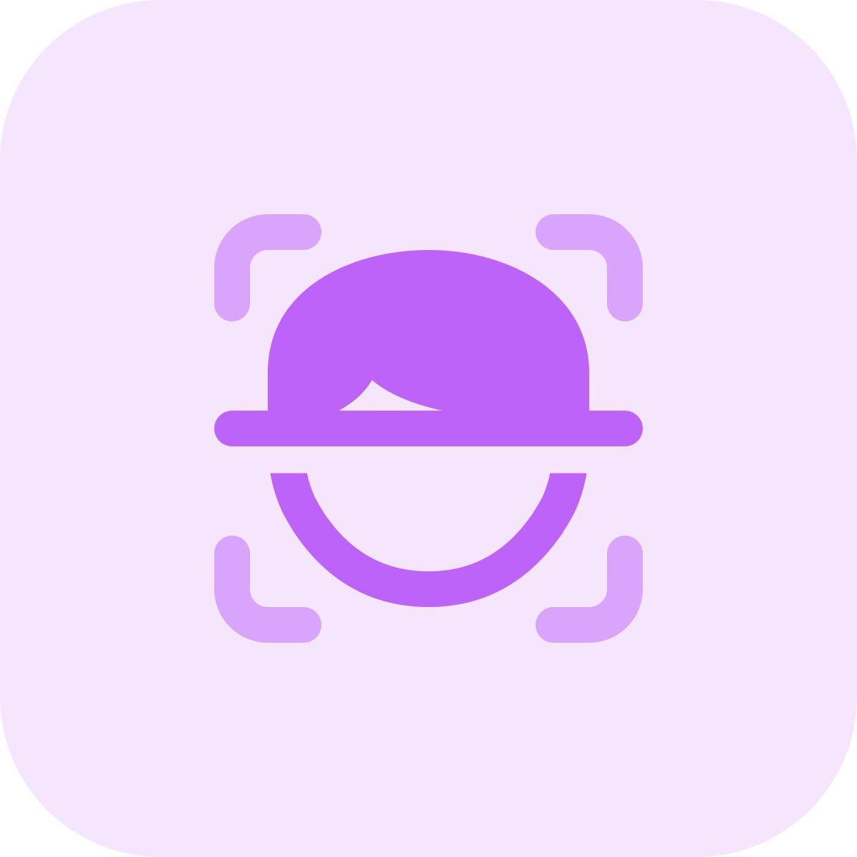 face scanning icon