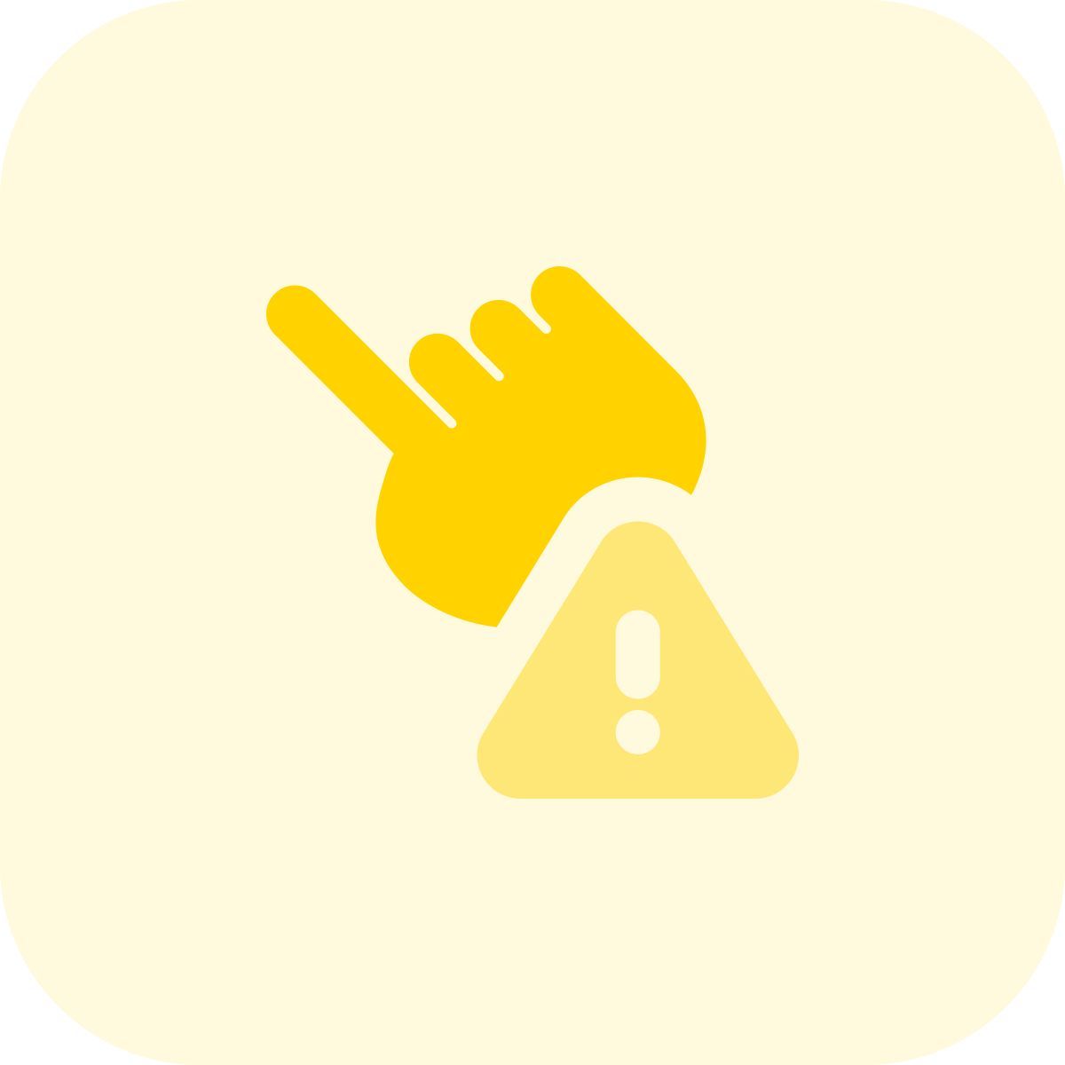 erreur de l'écran tactile icon