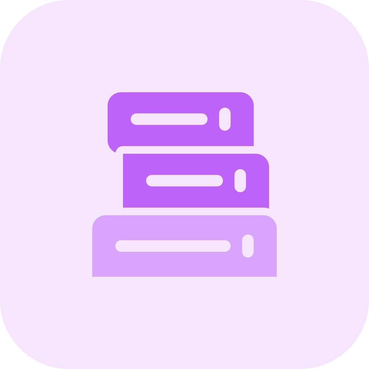 file folder stack icon