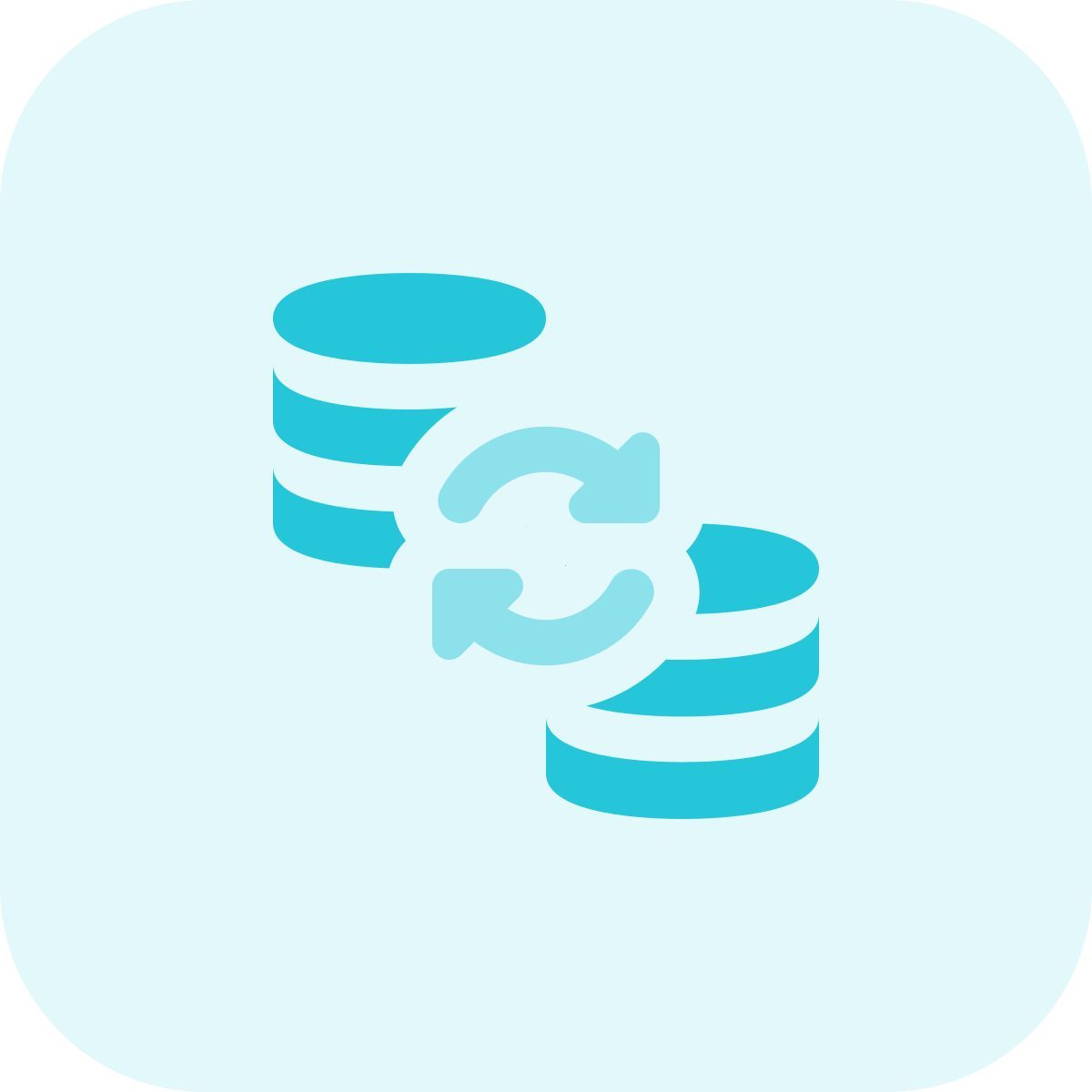 database synchronization icon